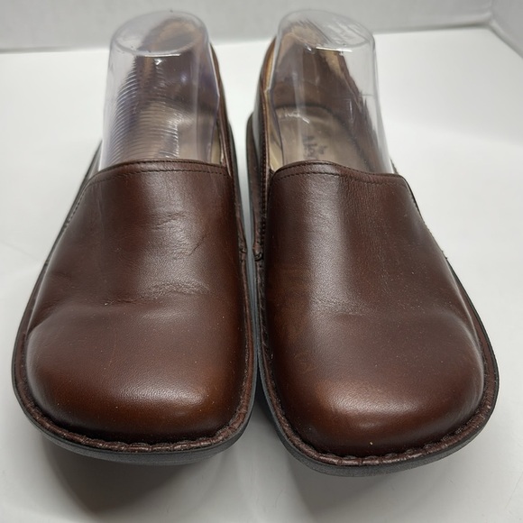 Alegria Debra Leather Closed Toe Clogs Shoes Dark Brown Women's Size 41 10.5 11 - Picture 5 of 11